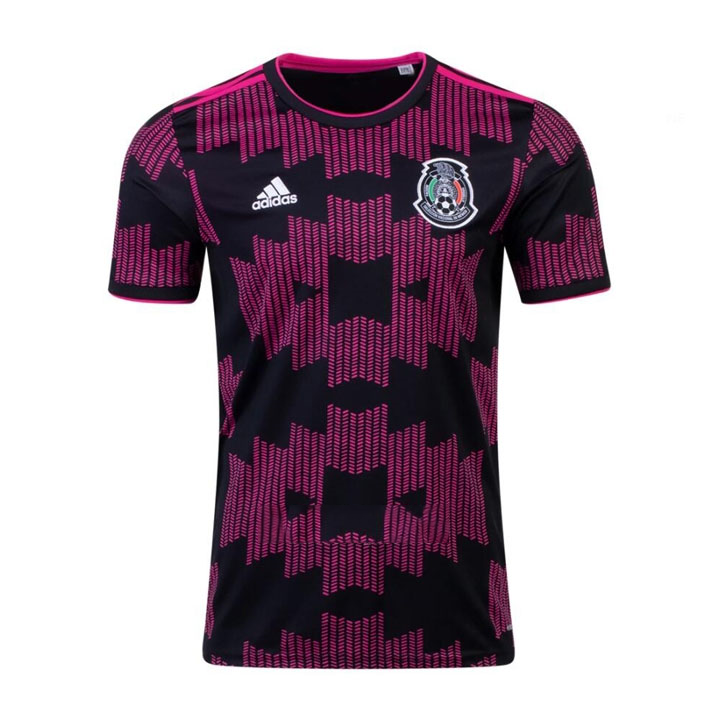 Heimtrikot Thailand Mexiko 2021 Lila Günstige Fußballtrikots